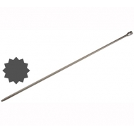 Antgalis įpresuotas į galvutę | ilgis 800 mm | 12,5 mm (1/2") | Spline (XZN) | M10 (4228)