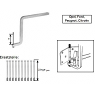 Durelių smeigių išmušimo įrankis | 370 mm (1800)