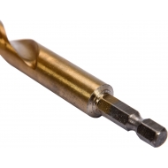 Grąžtas metalui su Hex 6.3 mm (1/4") galu HSS-TiN | 8.5 mm (YT-44769)