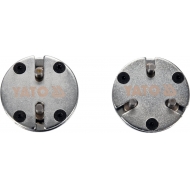 Stabdžių stūmoklių atstatymo adapterių rinkinys | universalus | su 2 ir 3 kaiščiais | 2 vnt. (YT-06809)