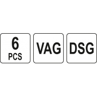 Duplex sankabos remonto komplektas | VAG DSG transmisijai (YT-06316)