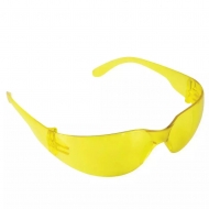 Apsauginiai akiniai, polikarbonatiniai, geltoni (BH1054)