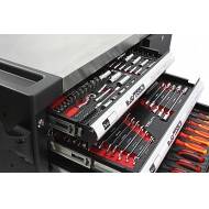 Įrankių spintelė BJC 7 stalčiai su 306 įrankiais, DIN3113 (M66598)