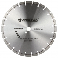 Deimantinis pjovimo diskas 350x12,5x25.4mm, betonui (M08775)
