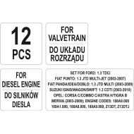 Variklio fiksavimo įrankių rinkinys | Opel / Suzuki / Fiat (YT-06003)