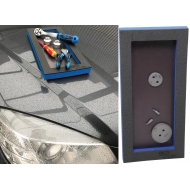 Įrankių dėklas 1/3: laikymo dėklas su magnetine dugno plokštele | 129 x 348 x 14 mm (9275)