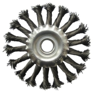 Šepetys vielinis disko tipo, susuktas, 200x22.2mm (YL170200)