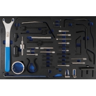 Variklio fiksavimo įrankių rinkinys | 3/3 įrankių dėklas | Fiat, Ford, Citroen, Peugeot (4135)